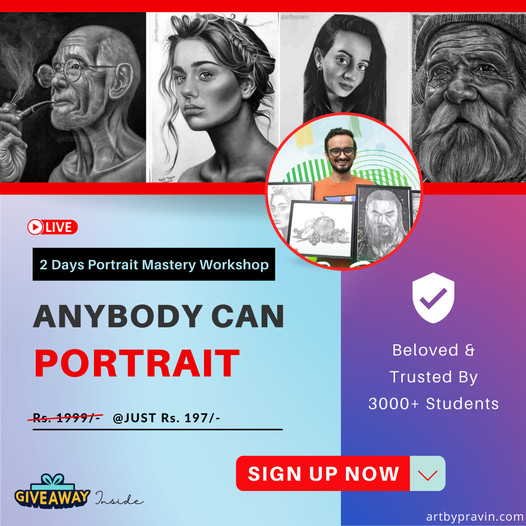 Anybody can portrait-Pravin Malaviya-Stumbit Advertisements